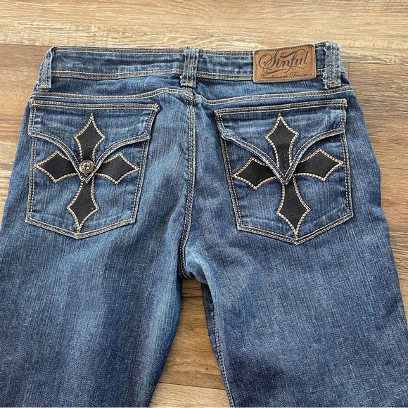 Y2K Sinful by Affliction jeans 30 - Picture 5 of 12
